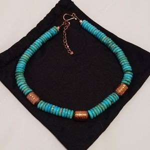 Mine Finds by Jay King Turquoise & Copper Necklace
